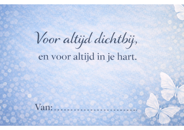 Voor altijd in mijn hart